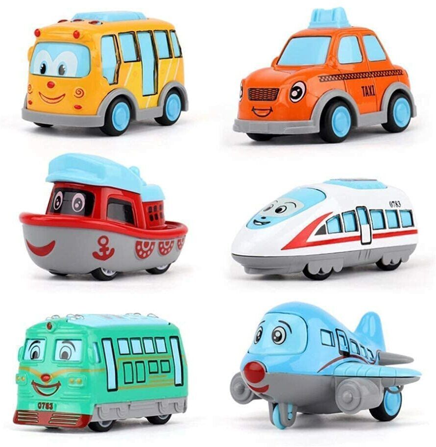 dezicon Die-cast Metal Mini Cars Set Cartoon Train DZE-picture-18