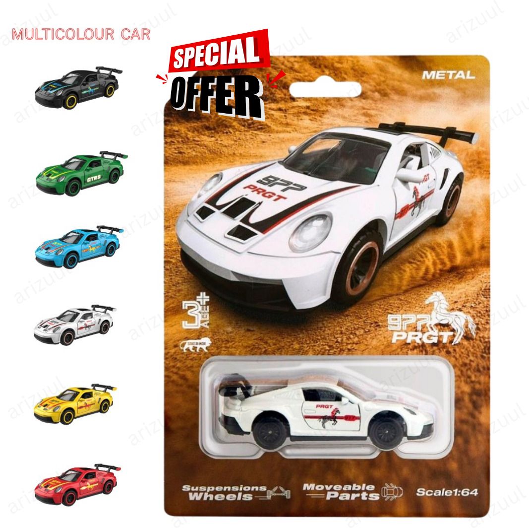 arizuul 1:64 Collectible Porsche GT3 RS Metal Alloy Car Model 1:64 Scale-picture-5