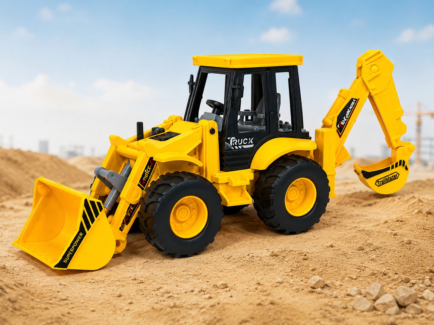 stonepeak JCB Toy for Kids | Bulldozer Toy | Yellow | 3+ age-picture-47