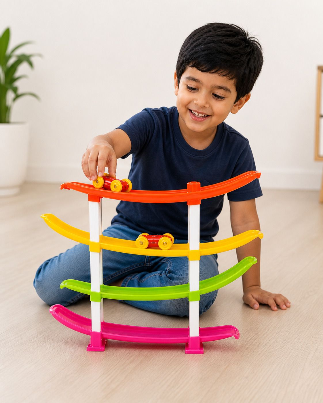 4 Level Car Ramp Racing Toy-image-39