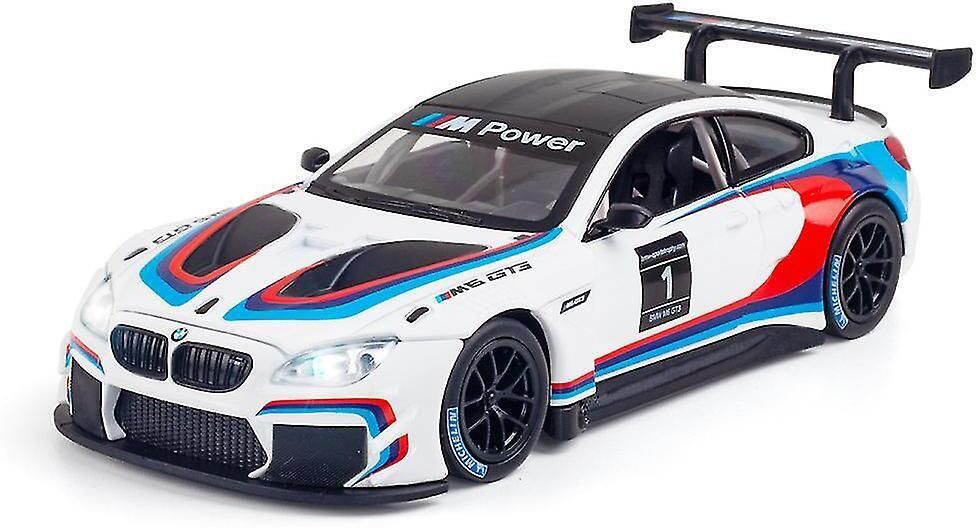1:32 for BMW M6 GT3 Alloy Racing Car Model Die-casts Vehicles Metal Car Toy