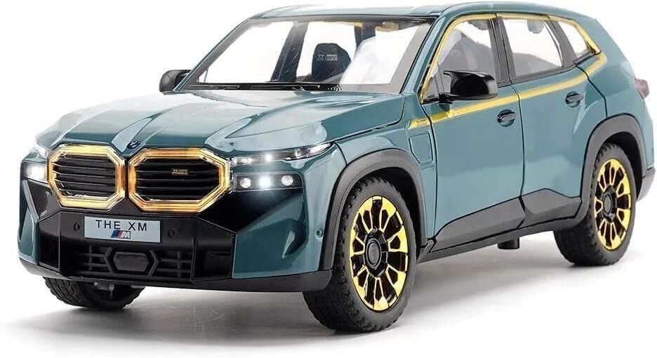 BMW XM Luxury SUV Die-Cast Model Car in Green Finish-image-36