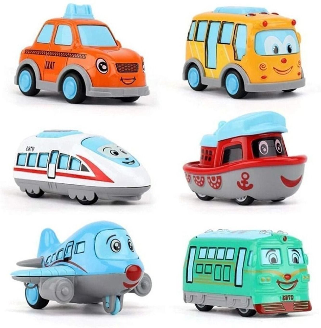 Metal Cars Toys s 1:64(Pack of 6)-CLN215