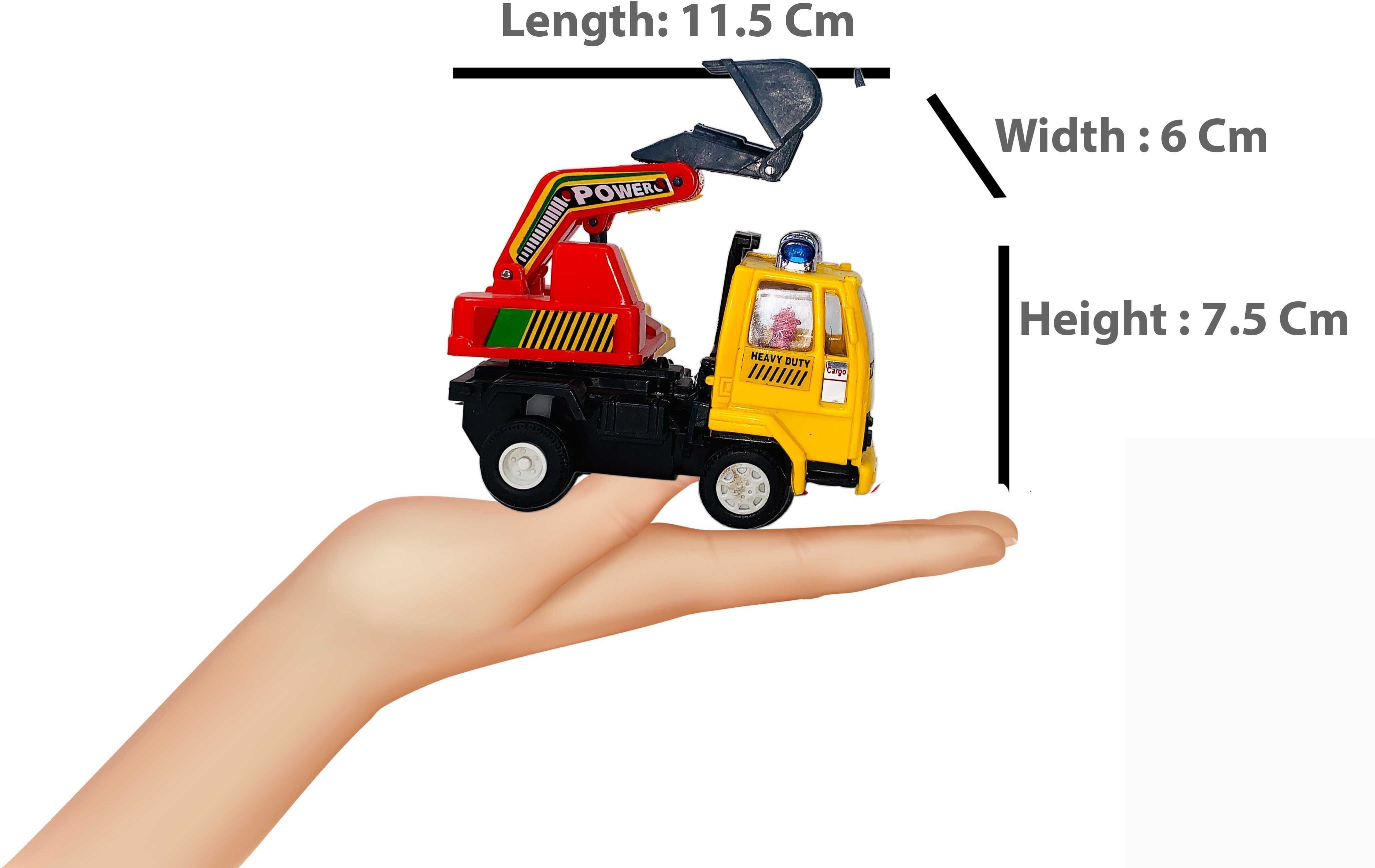 techzage Vehicle VJ - NOFR - CT AL Excavator - Yellow 1 Pc-picture-13