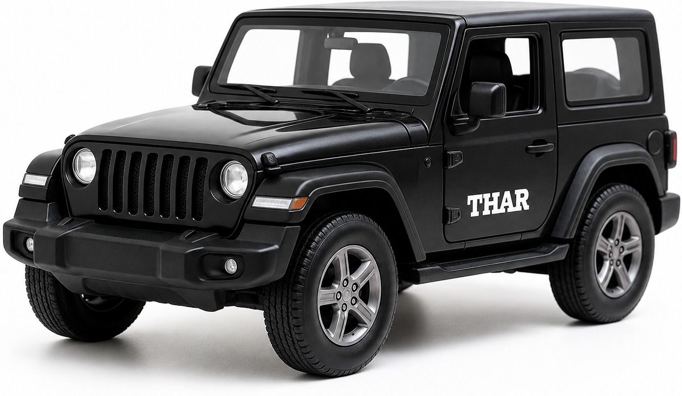 adhira toys 1:36 Scale Thar Die Cast Metal Car Toy with Light Sound for Kids-picture-12