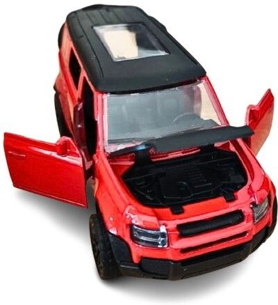 toya Premium Metal Jeep 1:32(Land Rover Defender)Openable Doors/Dikki/Bonet.-picture-19