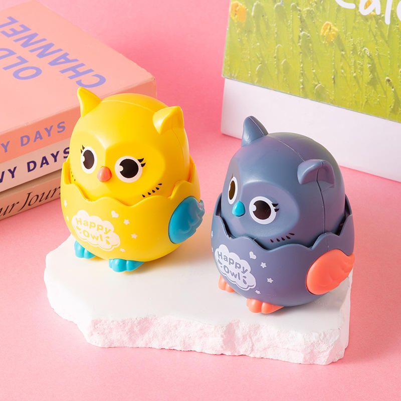 PACK OF 2 happy Owl push and pull toy-image-39