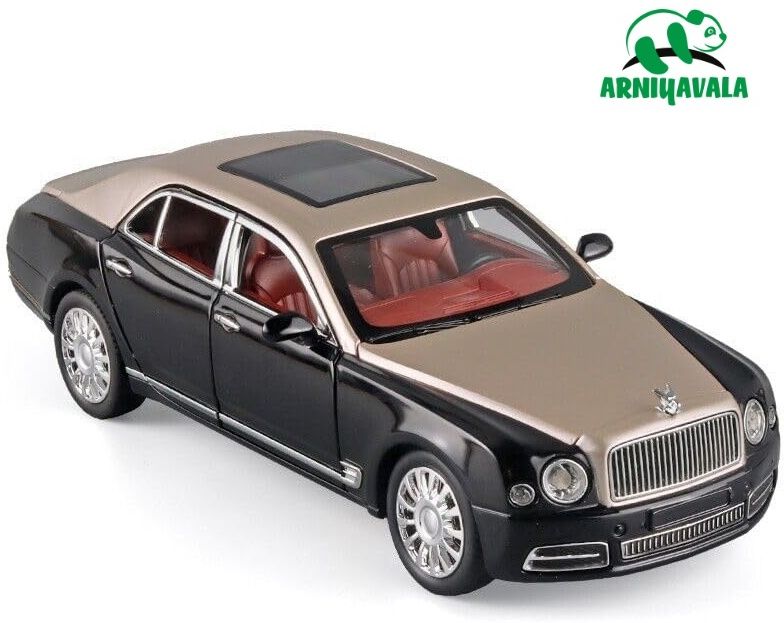 arniyavala 1:24 Scale Bentley Mulsanne Diecast Metal Cars Models, Pull Back Car Toys-picture-20