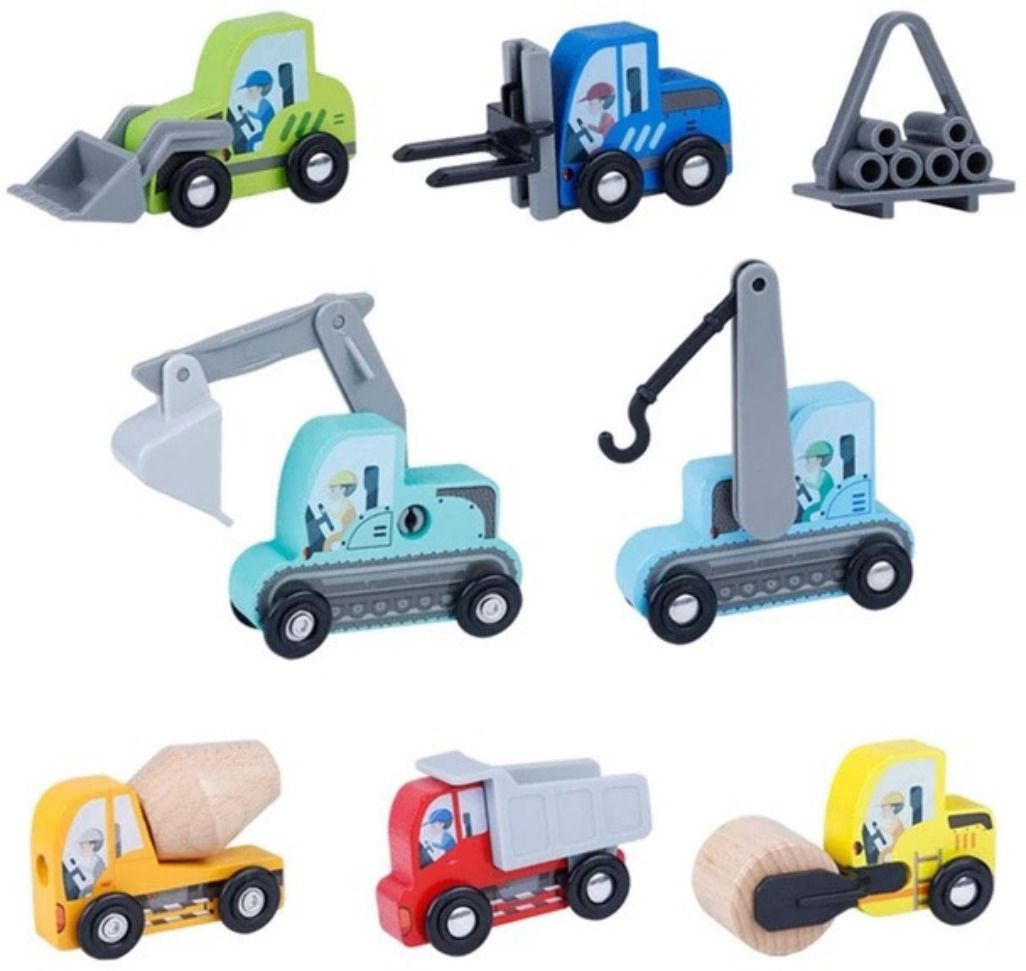 monty maestro Wooden JCB Construction Set-picture-43