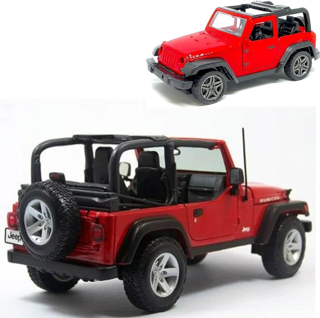 vishaltoys Miniature Thar Car Toy - Metal Diecast with Pullback Function, Openable Doors image 1
