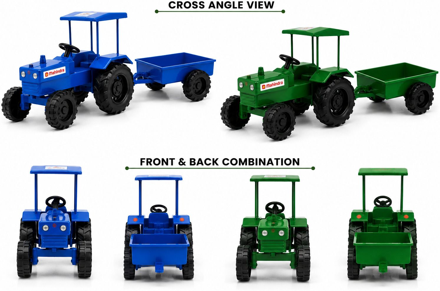 Big Size Tractor Trolley Toy | Durable Plastic Farming Toy for Kids-image-18