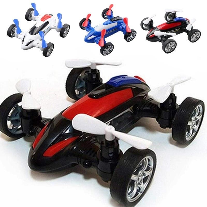 Inertia Four-axis Friction Powered Drone Car Model Vehicle 2in1 Aircraft for Kid-image-27