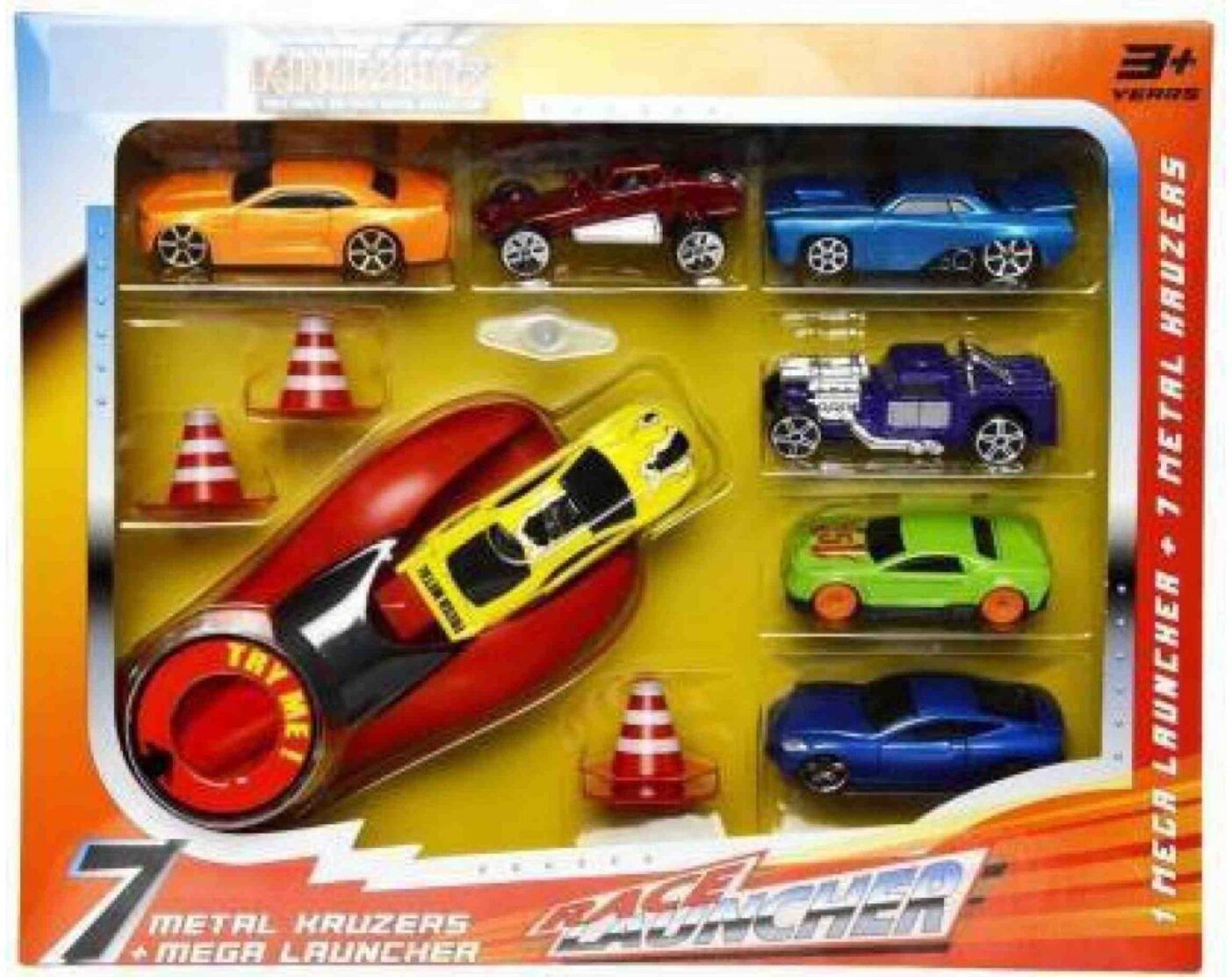 vd toy's Happy kids Rapid car launcher with 7 metal master racer-picture-38