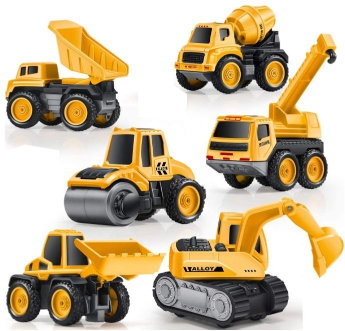 Construction Trucks Rotate by 180 Degree JCB Toy Loader JCB Toy and Excavator Vehicle Engineering Toy for 3 Years and Above Age Toddlers ,High Speed Friction Excavator toy for boys toy for kids toy for children push and pull along toy toy cars and trucks-image-11