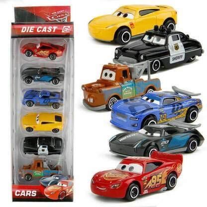 crazybuy Metal Die-cast McQueen Black Storm Pullback 6 pcs car Set (Multicolor)-picture-29