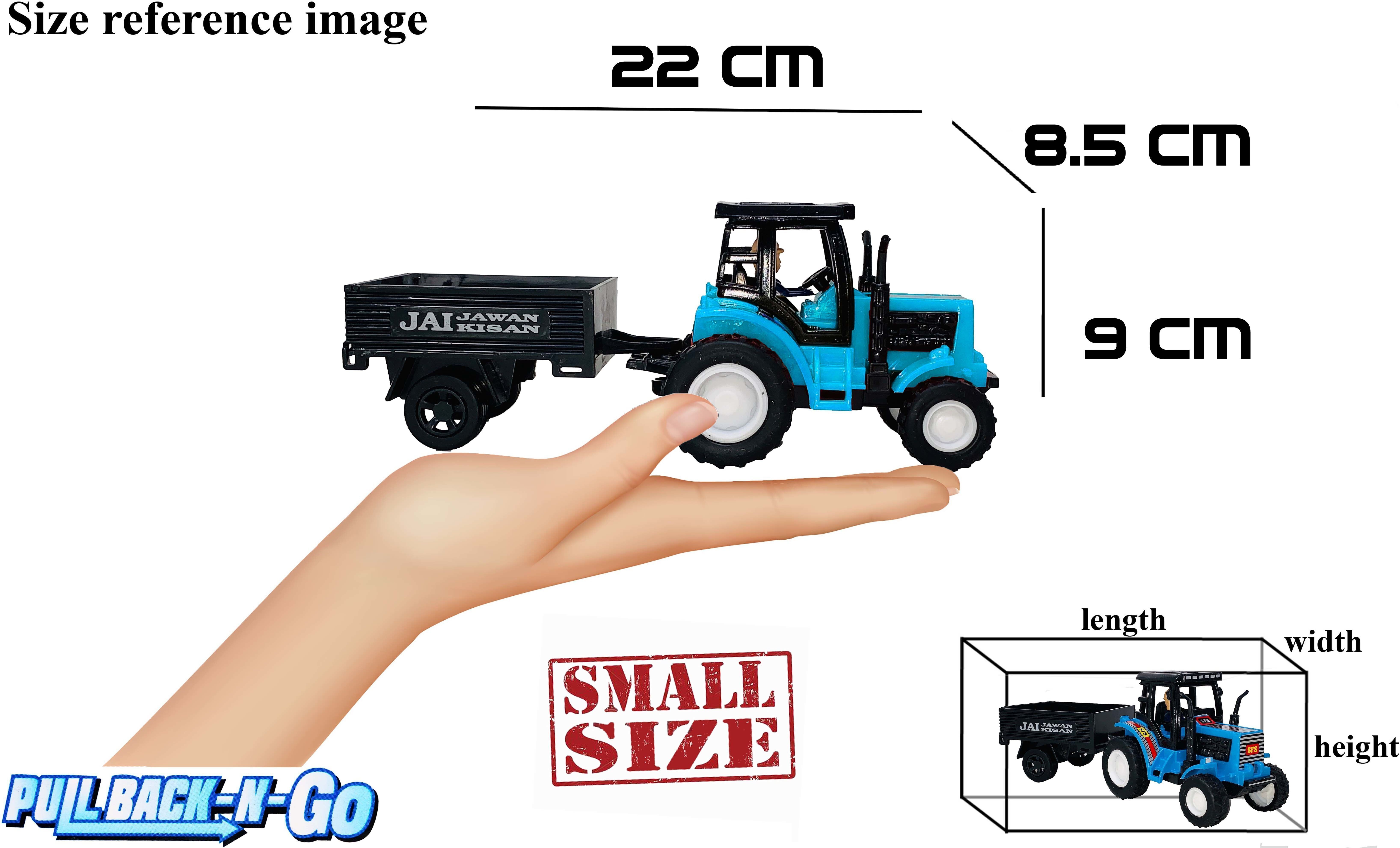 techzage Pull Tech-Shienshie - Tractor with Tanker-S-056 Blue- Single-picture-40
