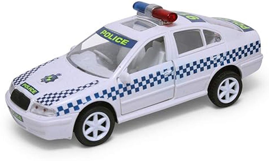 Hot Pursuit UK Plastic Pull Back Police Car-image-17
