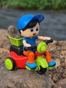 Friction Powered Push and Go Pizza/Food Delivery Bicycle Scooter Riding Toy-image-47