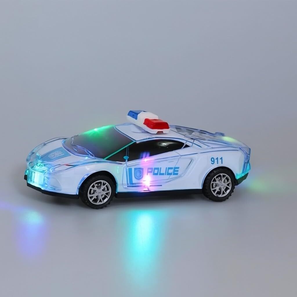 twist n turn 3D Police Friction Car Toy with Lights & Music-picture-38
