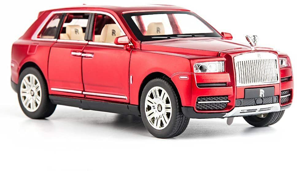 1:24 Scale Die Cast Rolls Royce Metal Car Toy With Light And Sound For Kid-image-15