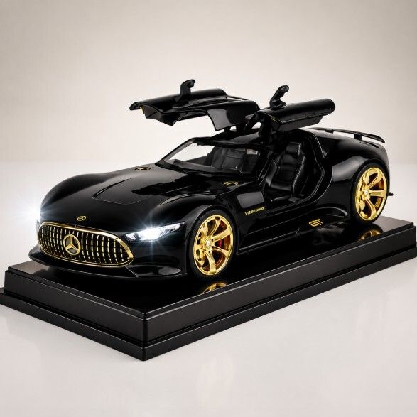 niyamat 1:32 Scale Die Cast Sports Car Model with Light and Sound for Kids Collectors-picture-10
