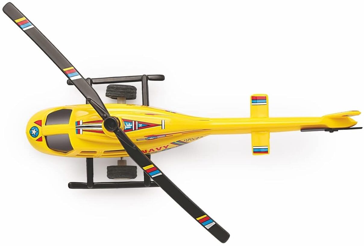 techzage Pull Back Resque Helicopter Miniature Scale Model (Multicolour )-picture-41