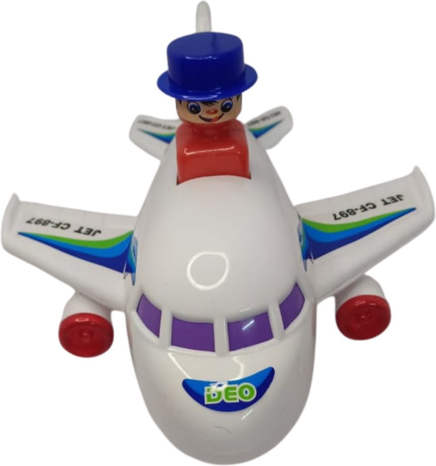right tick Push N Go Toy Jet Airplane for Kids | Push & Pull Vehicle Toy-picture-13