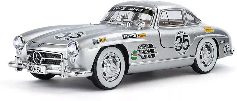 just craft 1:24 Benz 300SL Vintage Classic Alloy Car Model Diecasts Toy Vehicles-picture-18