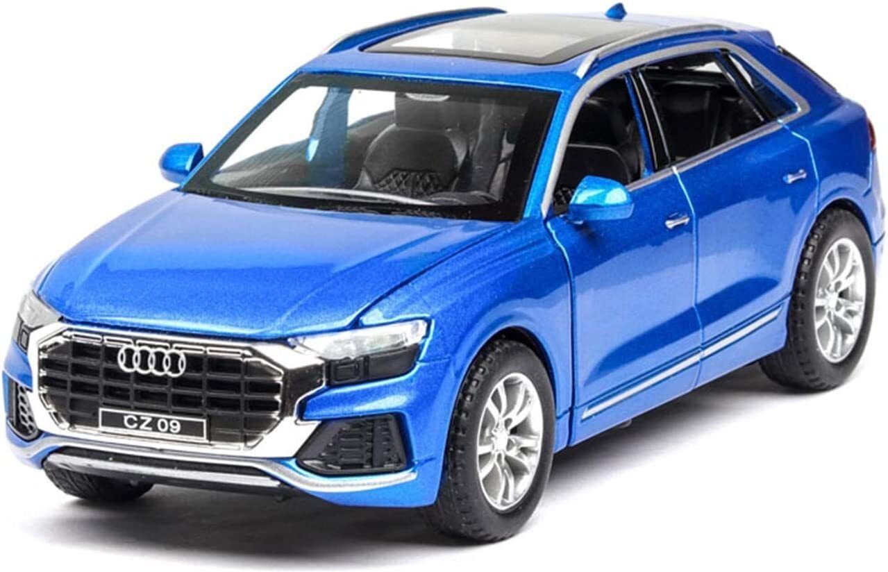 Diecast Audi Q8 Toy Car Scale Model,Pull Back Vehicles Alloy Simulation Supercar