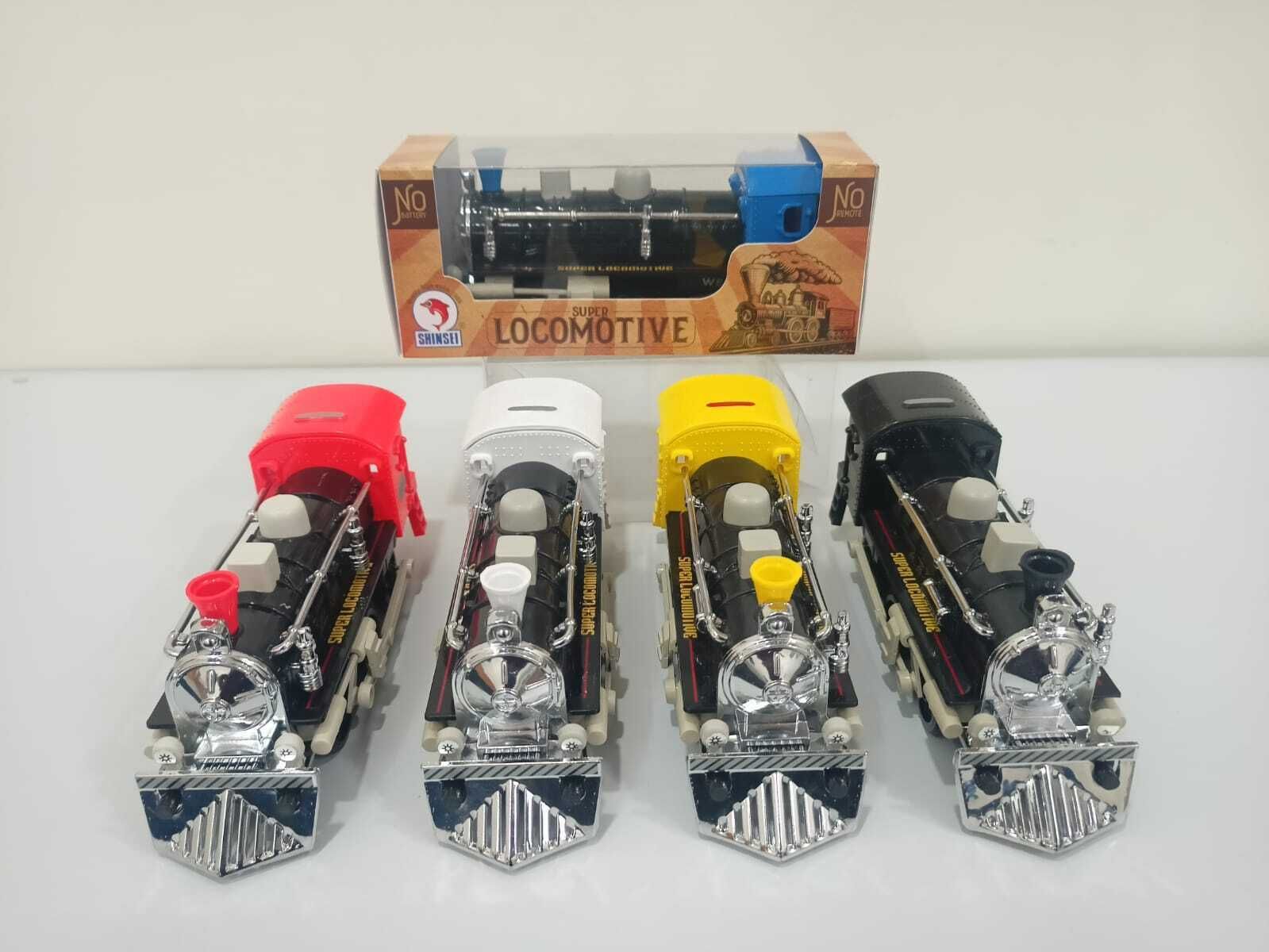 Pull Back Super Locomotive Engine Miniature Scale Model (Multicolour )-image-24