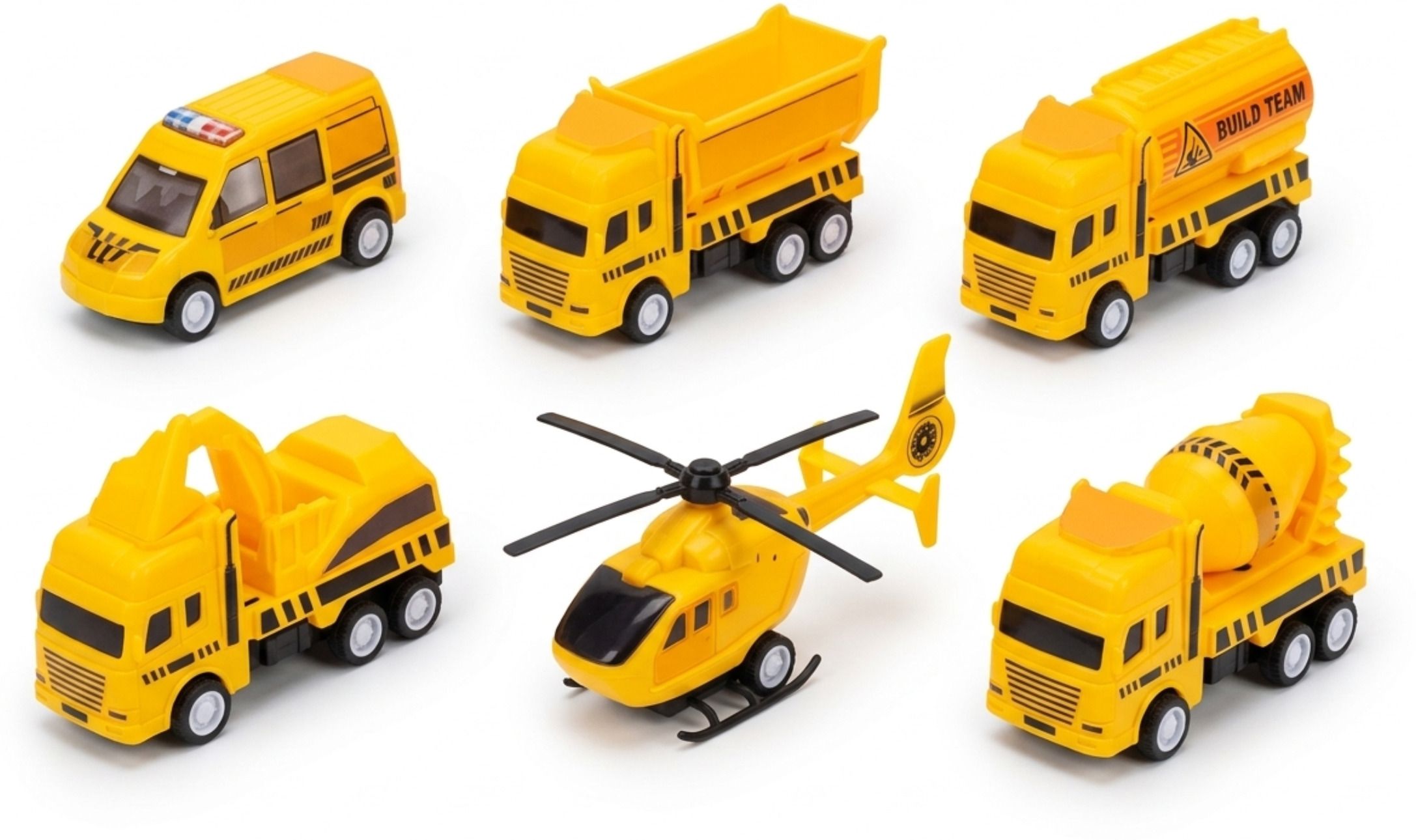 Construction Toys Set of 6 for Kids, Pull Back Toy Cars & Vehicles-image-25