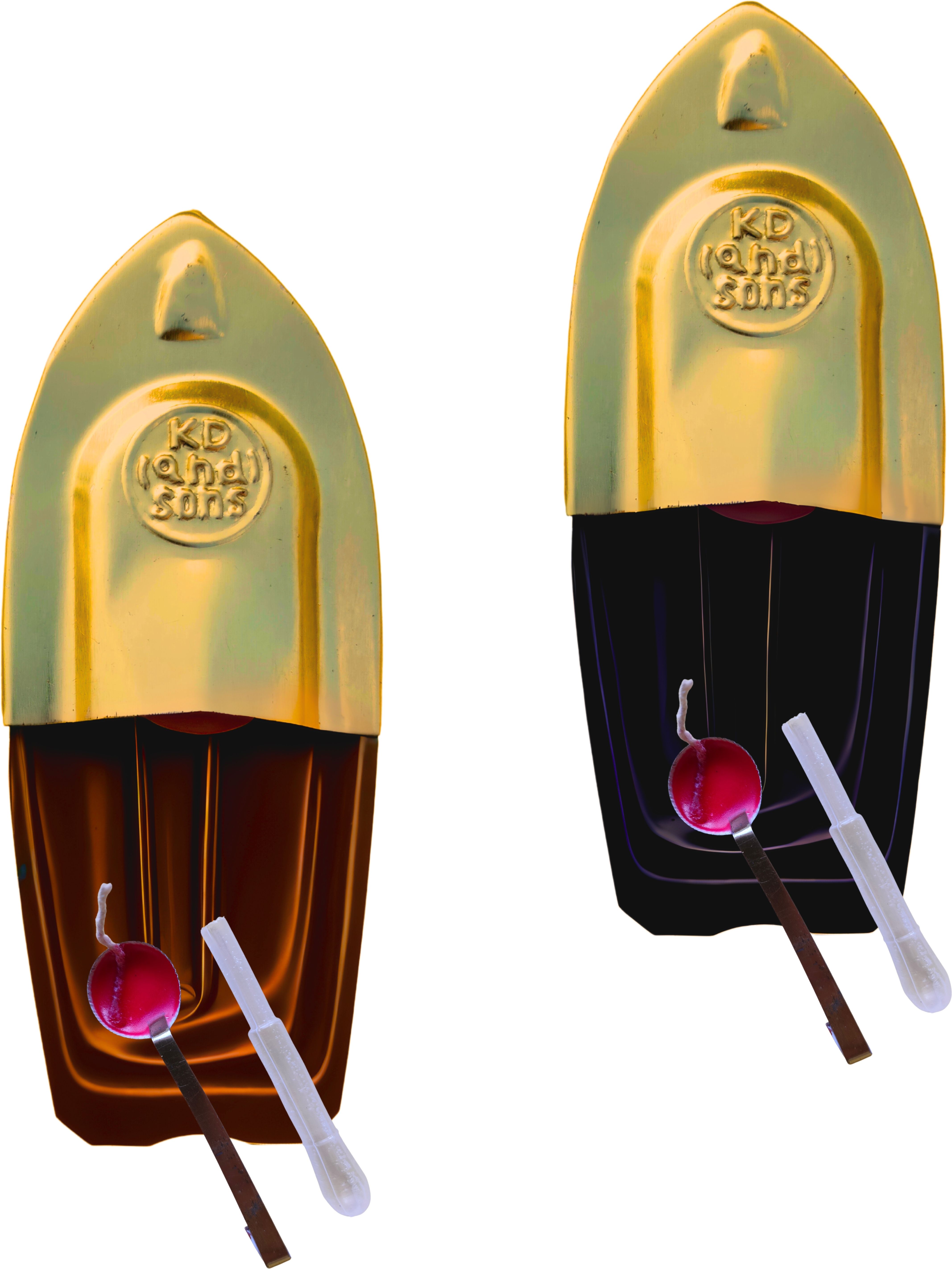 kd and sons Classic Tin Pop Pop Steam Boat (Pack of 2) Retro Indian Mini Steamer Toy Ship-picture-13