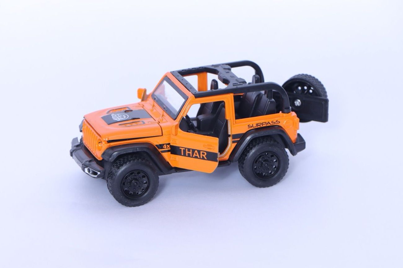 aavya hub Metal Thar Jeep Toy Car with Openable Doors |-picture-23