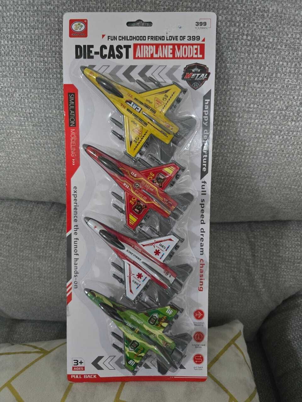Alloy Metal Die cast Airplane Set Transport Aircrafts for Kids-image-39