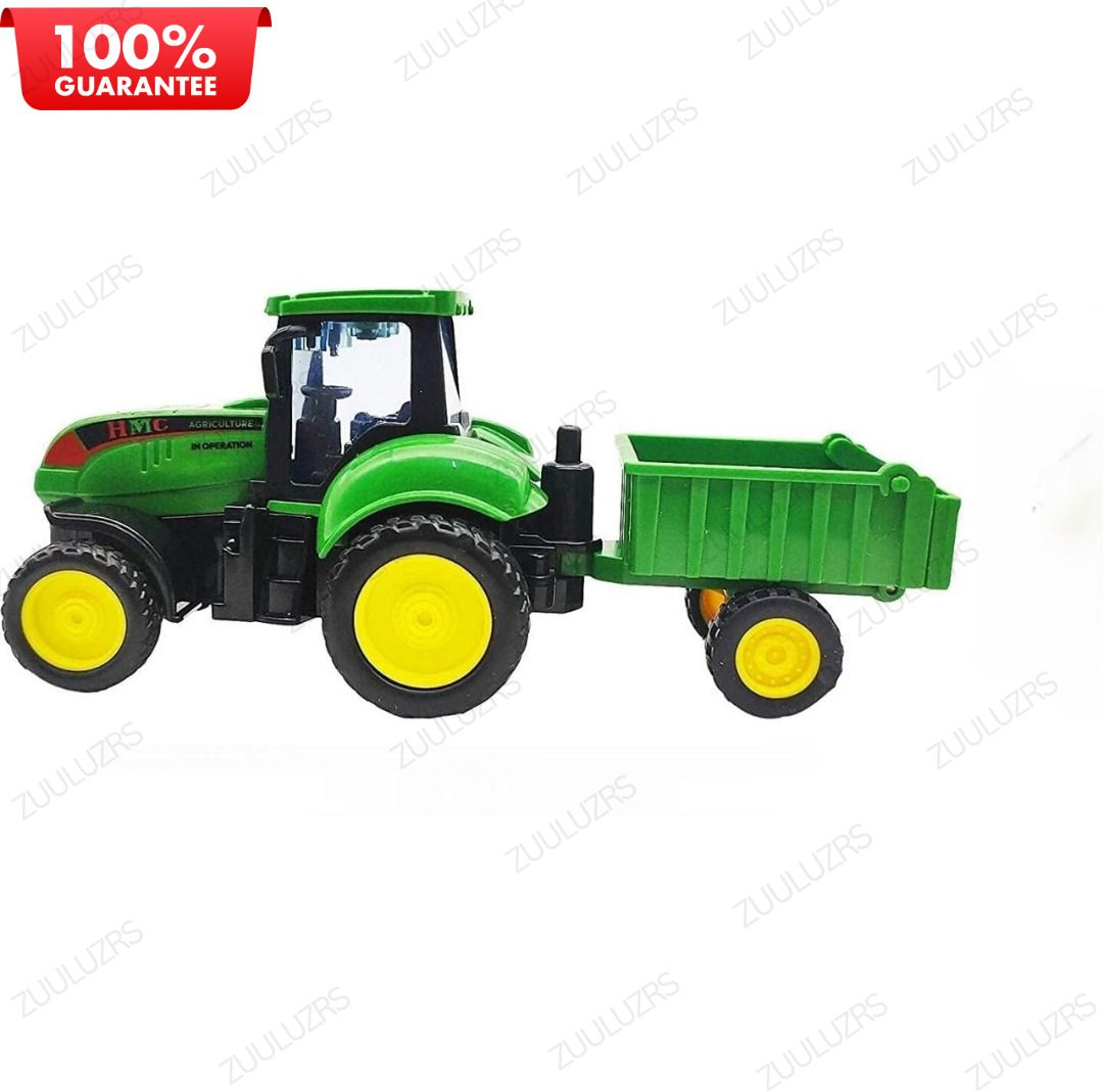zuuluzrs Farm Vehicle Tractor Toy with Trolley-picture-13