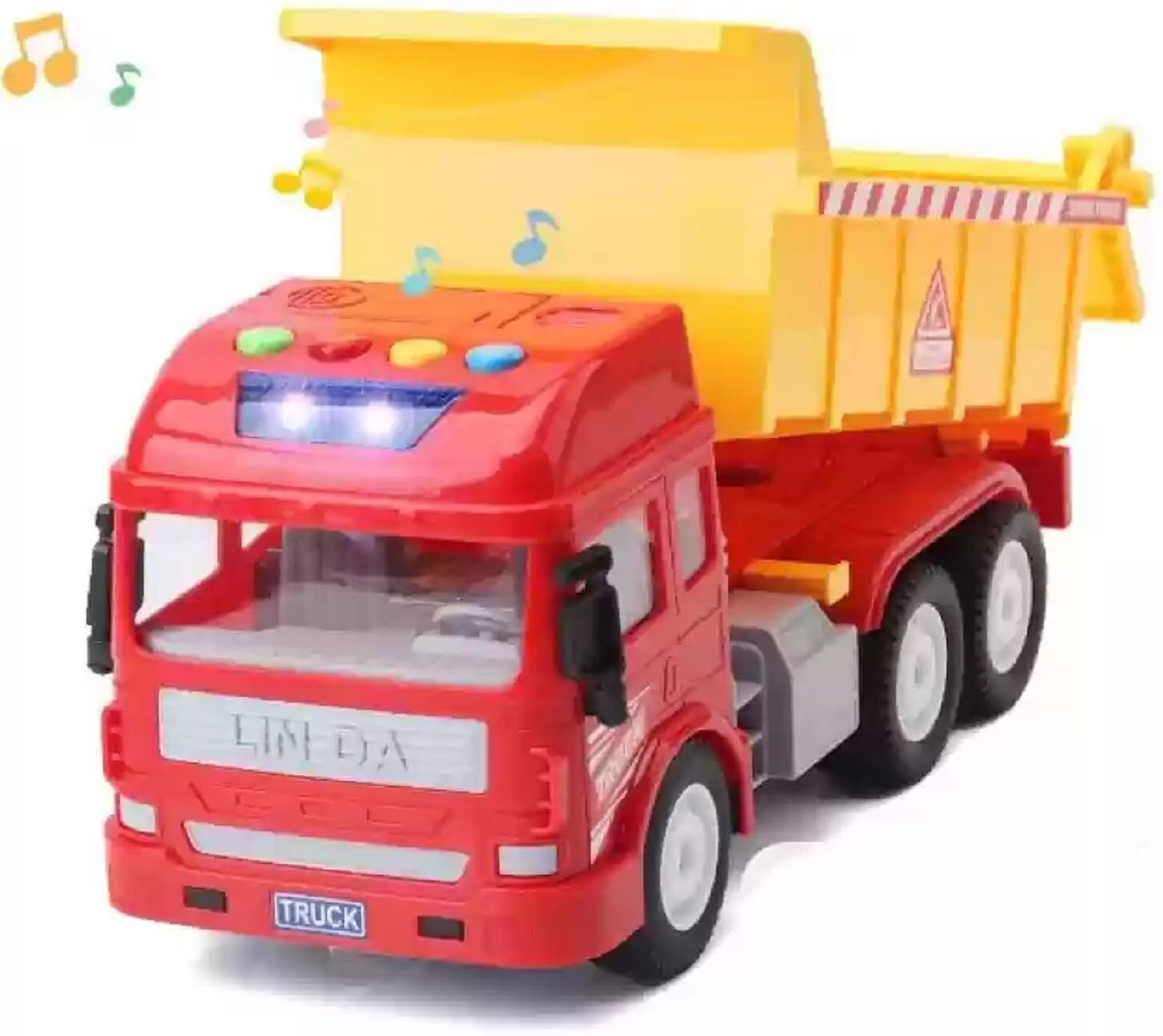 prajapati palace Unbreakable Jumping Dumper Truck Construction Truck, 6 x 6 Friction Power Toy-picture-10