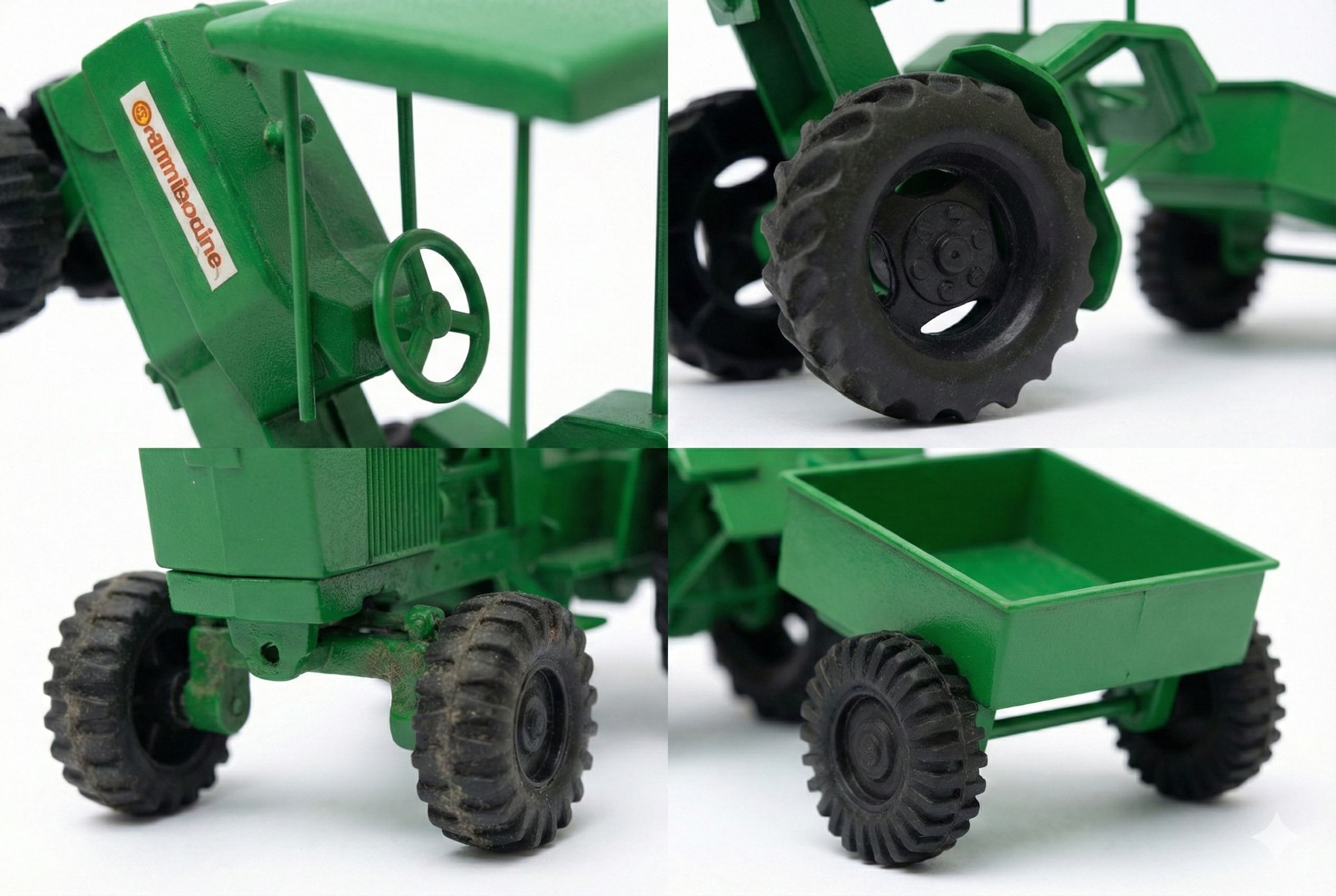 craftedroots Kids Agricultural Tractor Trolley Toy Vehicle-picture-26