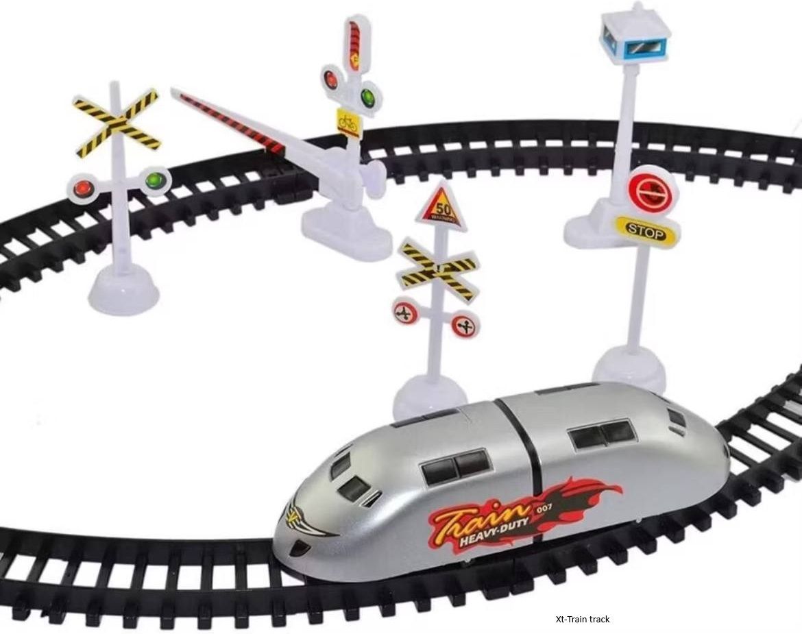 xcillince toys Electric Train Track Set with Railway Signals & Accessories for Kids-picture-24