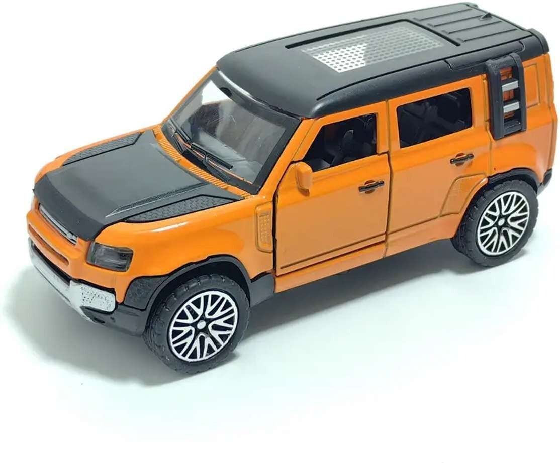 Defender 1:36 Diecast metal toy car| Pull back Defender Toy with openable doors-image-33