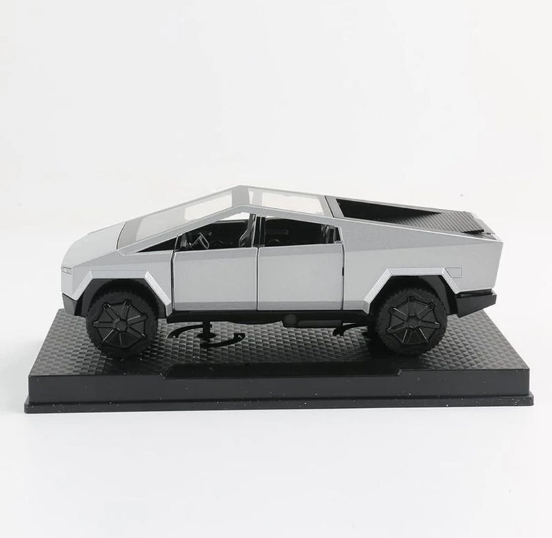 nickspool Die Cast Metal Futuristic Pickup Truck Toy Car with Openable Doors & Pull BaCK-picture-36