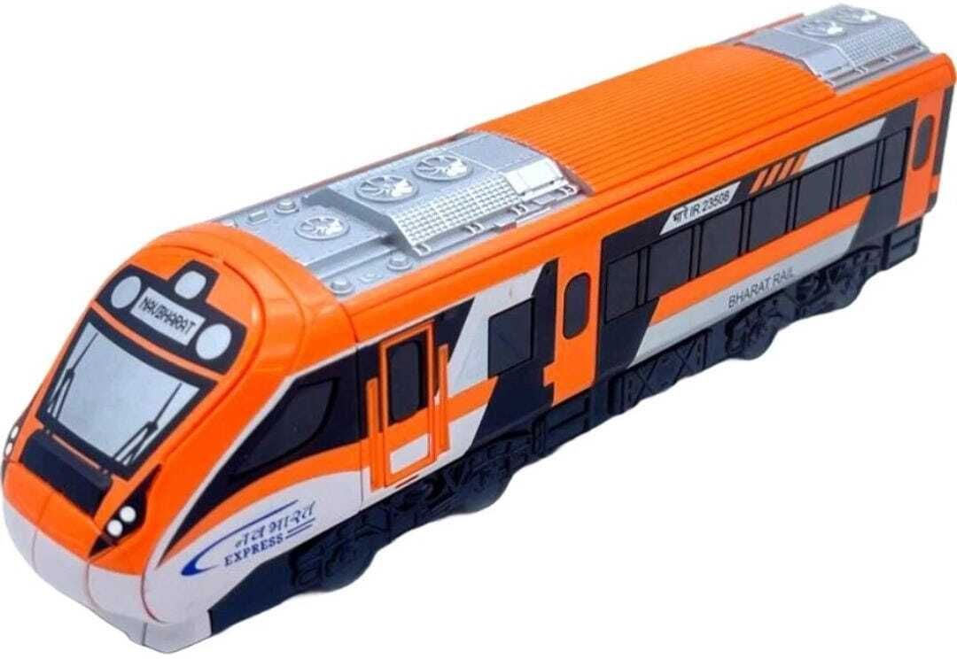 swe NAV BHARAT SAFFRON MINI TRAIN TOY WITH PULL BACK ACTION-picture-14