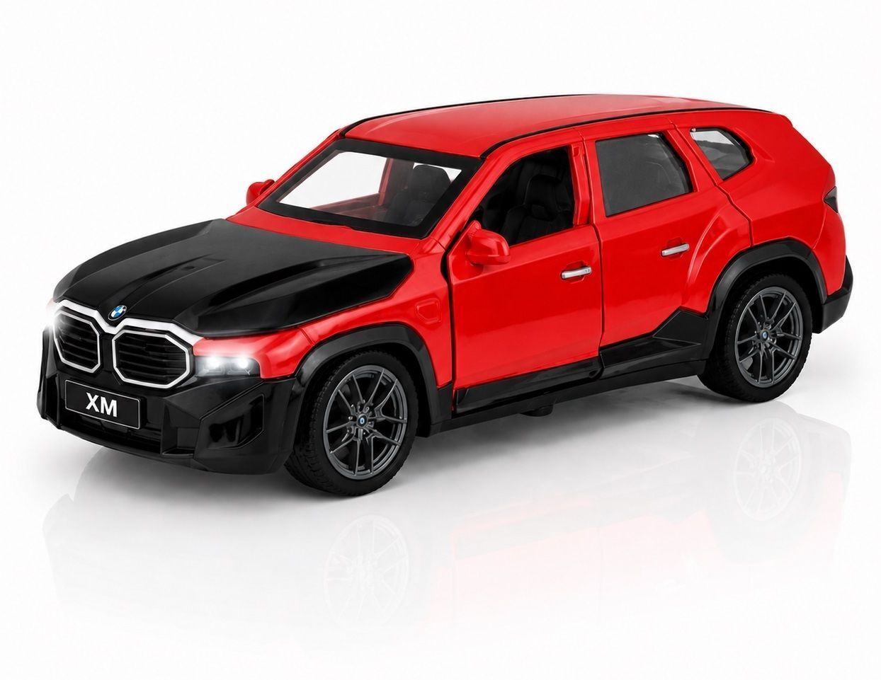 BMW XM Toy Car 1:36 Metal Alloy Die-cast Model Pullback with Light - Sound-image-41
