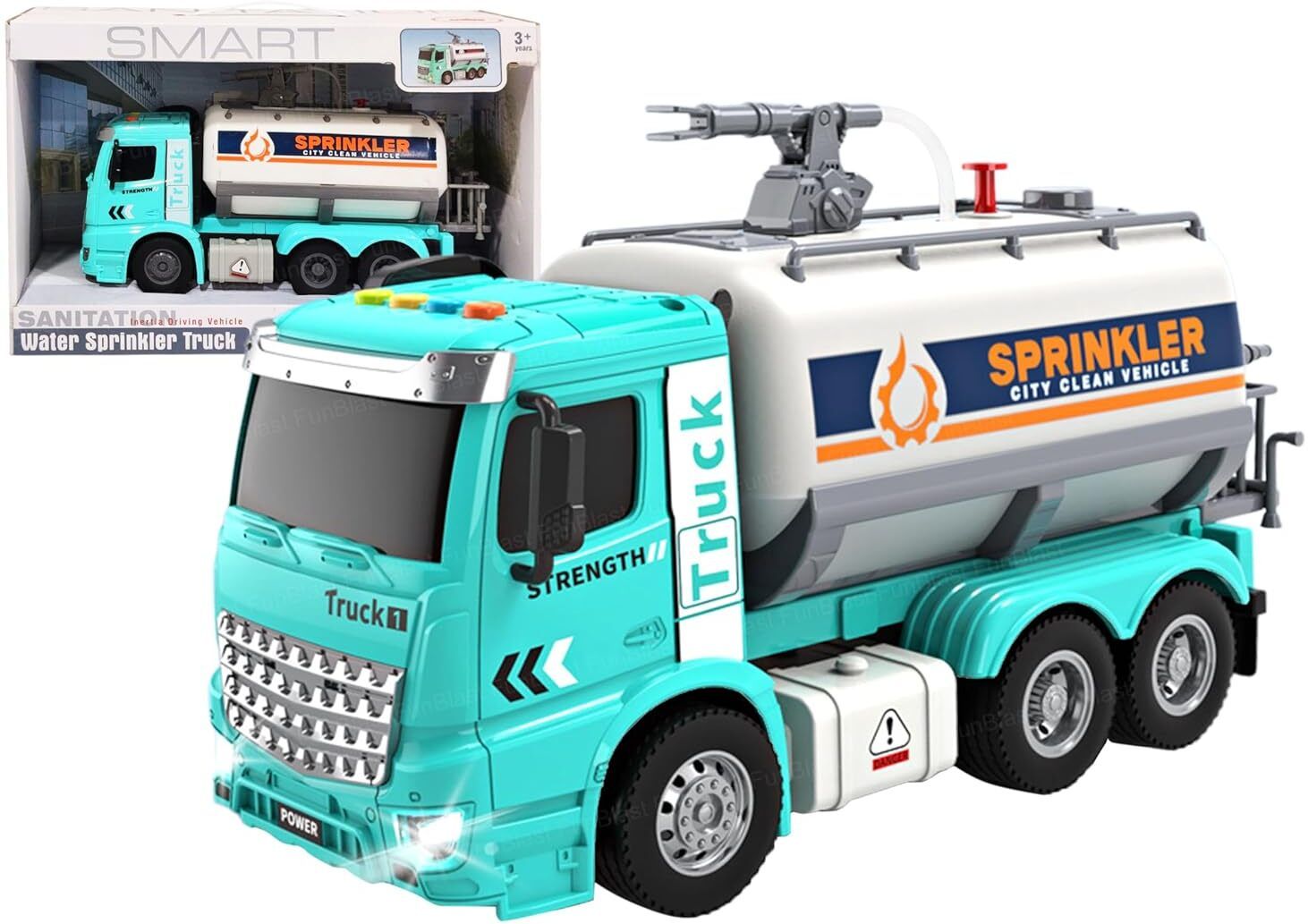 funblast Pull Back Vehicles Water Tanker Toy for Kid-picture-22
