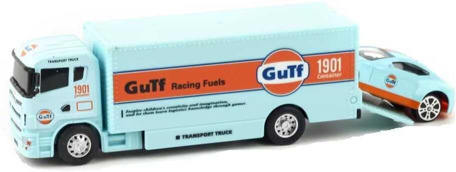 Alloy Toy Container Trailer Transporter Diecast