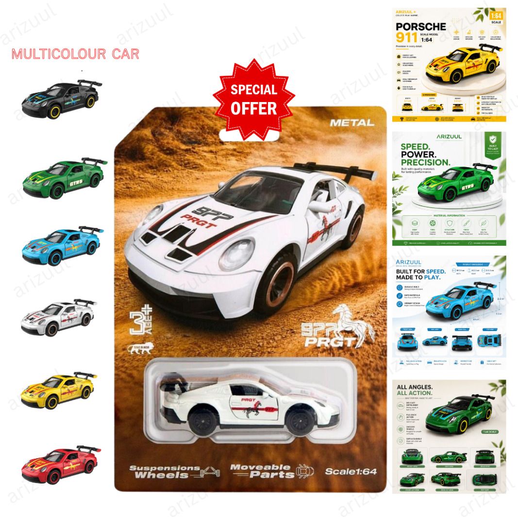 arizuul Porsche 911 GT3 RS Sport Edition Miniature Model Car-picture-34