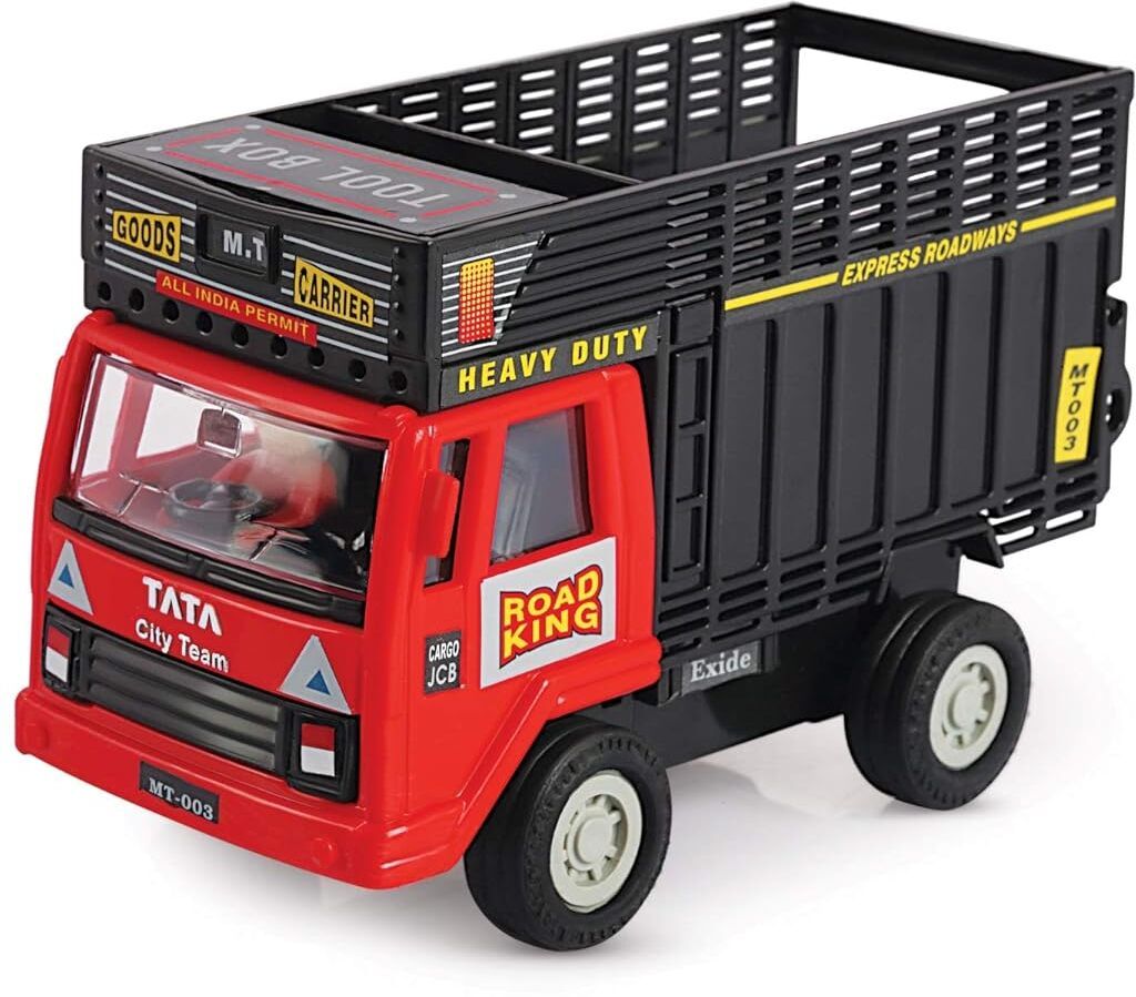 play haven Goods Carrier Dumper | Opening Doors | Models| (Red, Pack of: 1)-picture-21