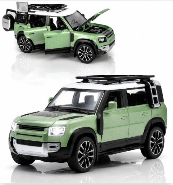 niyamat Premium Die Cast Adventure SUV Toy Car Green 1:32 Scale with Roof Rack-picture-2