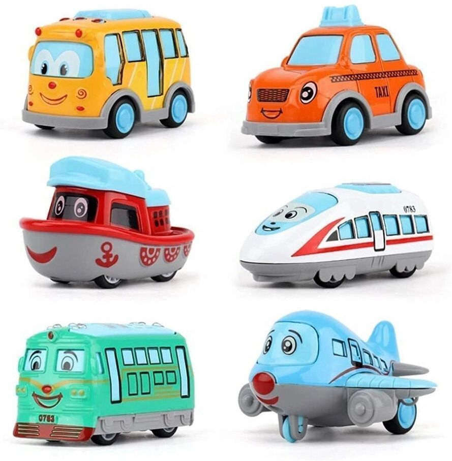 Metal Cars Toys for Kids 1:64(Pack of 6) DZE