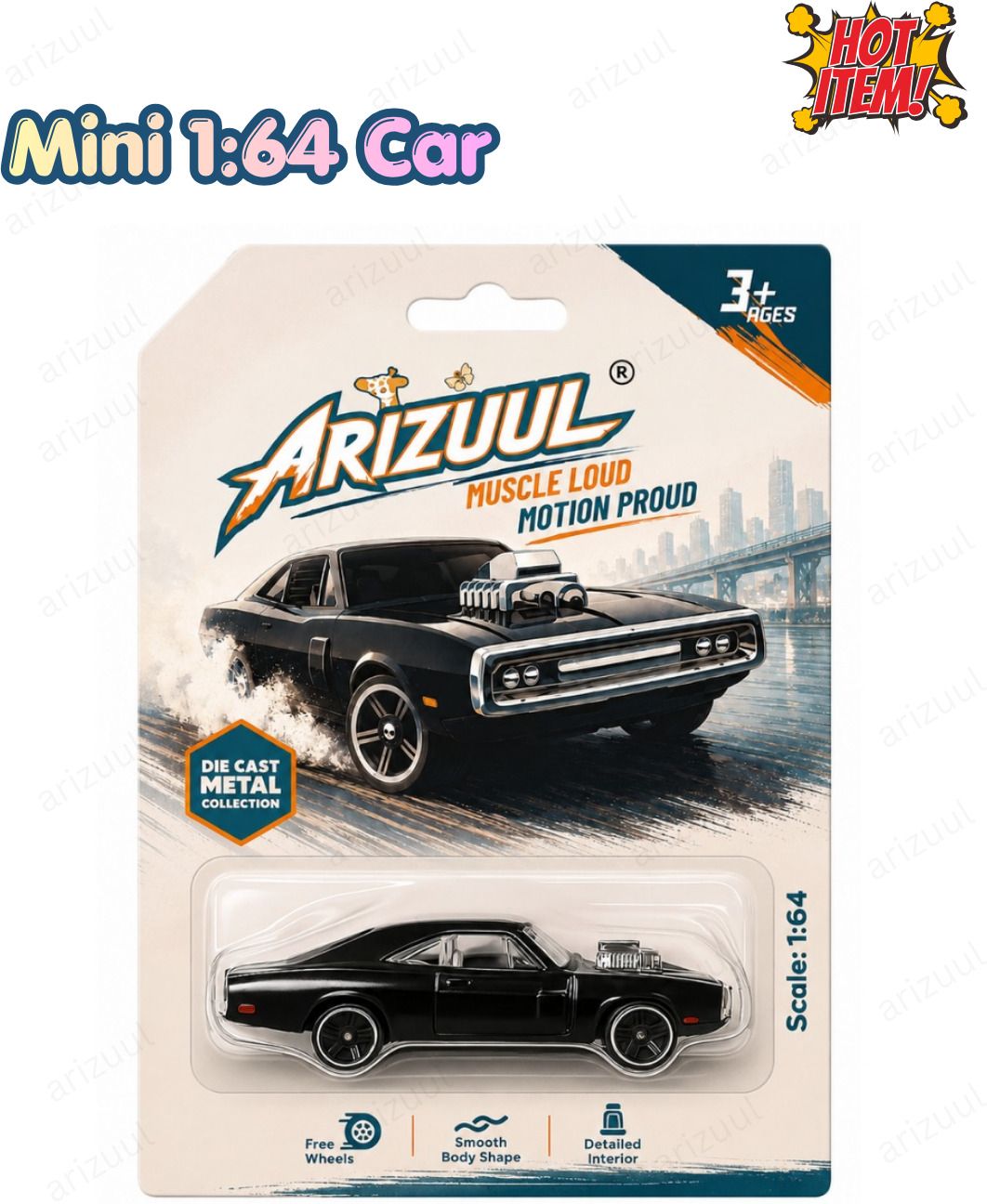 arizuul Fast & Furious Premium Alloy Mini Model Car 1:64 Scale Die Cast Toy for Kids-picture-25