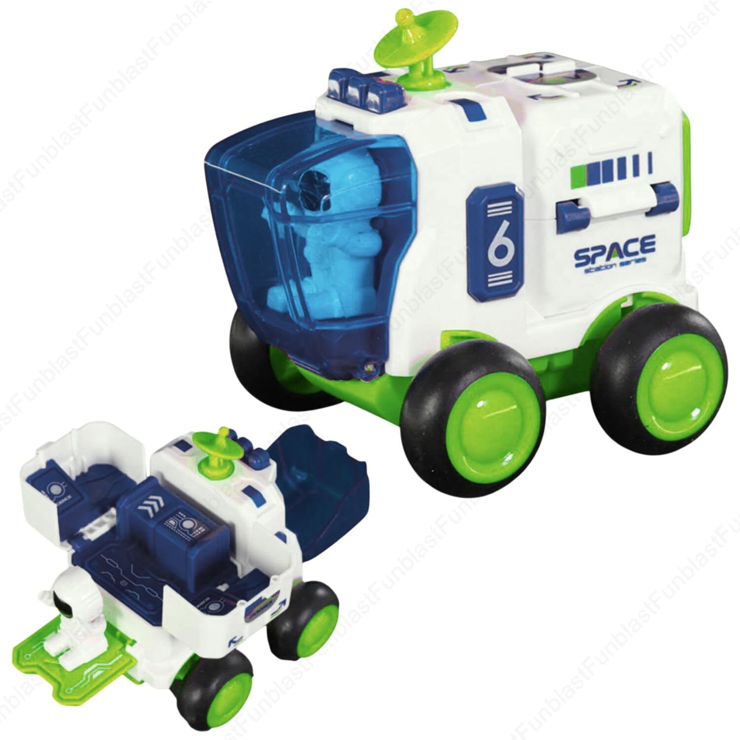 Space Exploration Friction Power Rover Cars Toy – 360 Degree Rotation Space Iner-image-11